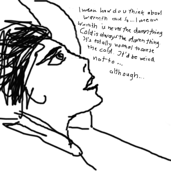 literature script in a comic series # 5 by Christa Walhof - artist, SF art market and exhibitions